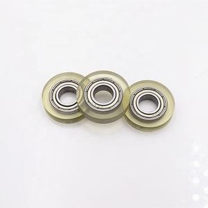 Roda puli mini 8*22*5mm dengan bantalan 688 berlapis karet PU, roda geser untuk mesin penghitung ATM - Product Image 4