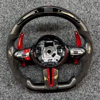 Volant de voiture en fibre de carbone et daim avec LED pour BMW F20 F30 F32 F31 F36 F11 E70 E90 E71 M3 X3 X4 X5 X6 E92 E60
