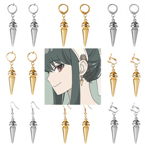 Boucles d'oreilles pendantes à pointes électroplaquées en Kevlar style Princesse Épineuse <span class=keywords><strong>SPY</strong></span> <span class=keywords><strong>FAMILY</strong></span> Yor Blair Unisexe - Product Image 1