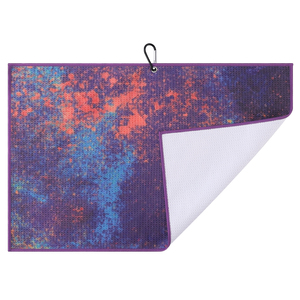 Bán Buôn Gradient Màu Cá Nhân Biểu Tượng Tùy Chỉnh Waffle Sợi Nhỏ Golf Khăn Với Móc - Product Image 2