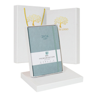 Carnet de notes personnalisé en cuir PU A5 avec couverture rigide et bande élastique pour bureau moderne