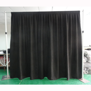 Kit de tuberías y cortinas portátiles ajustables de alta resistencia para eventos en interiores - Product Image 1