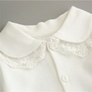 Ropa Infantil al por Mayor, Camisetas Coreanas para Niños, Camisetas Blancas Lisas para Niñas, del Fabricante en China - Product Image 4