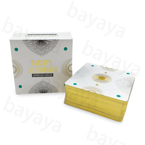 Cá nhân tích cực tin nhắn hàng ngày thiền độc đáo cảm hứng tùy chỉnh vàng đóng dấu lây lan Tarot thẻ boong - Product Image 3