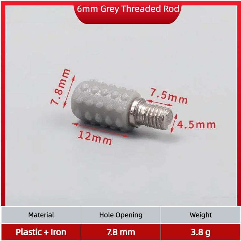 Support d'étagère (tige à vis grise de 6 mm)