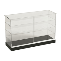 Vitrine de présentation en verre de 4 pieds avec vue panoramique, vitrine de magasin commercial, comptoir de présentation, fabricant