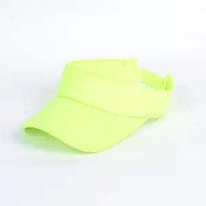 Supply Quick dry empty top hat Fluorescent green sun hat for hiking rootless cap