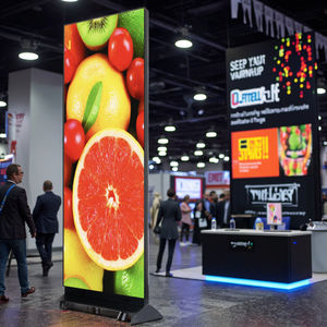 Новый светодиодный плакат складные рекламные экраны СВЕТОДИОДНЫЙ зеркальный экран P1.86 P2 P2.5 P3 светодиодный рекламный экран - Product Image 1