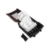 ABS/ABS+PC Material FTTH Fiber Optic Distribution Box 24 Cores 4 in 24 Out 24 SC Adapters Mechanical Sealing -40~+65