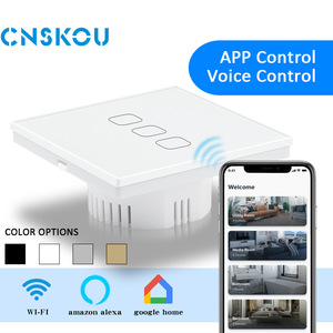 86 European Standard Smart <b>Wall</b> <b>Switch</b> 2 Gang Touch Control Wifi Tuya App Power Monitoring Water Proof IP20 - Product Image 4
