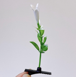 Accessori per capelli all'ingrosso che vendono graziosi fermagli per capelli con erba divertenti germogli di soia - Product Image 6