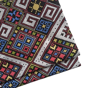 Tissu imprimé numérique style lin tissé <span class=keywords><strong>en</strong></span> gros et au détail pour nappes de table pour garçons, coussins pour animaux de compagnie, lits pour chiens et travaux manuels - Product Image 1