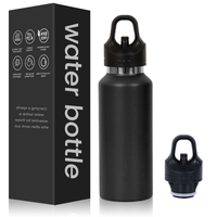 Bouteille d'eau anti-fuite à débit rapide de 750 ml avec paille en silicone, bec souple, compatible porte-gobelet, sans BPA