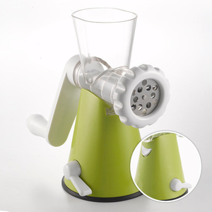 Picadora de carne manual portátil con base de succión y diseño de manivela para hacer salchichas de carne picada en la cocina del hogar. - Product Image 5