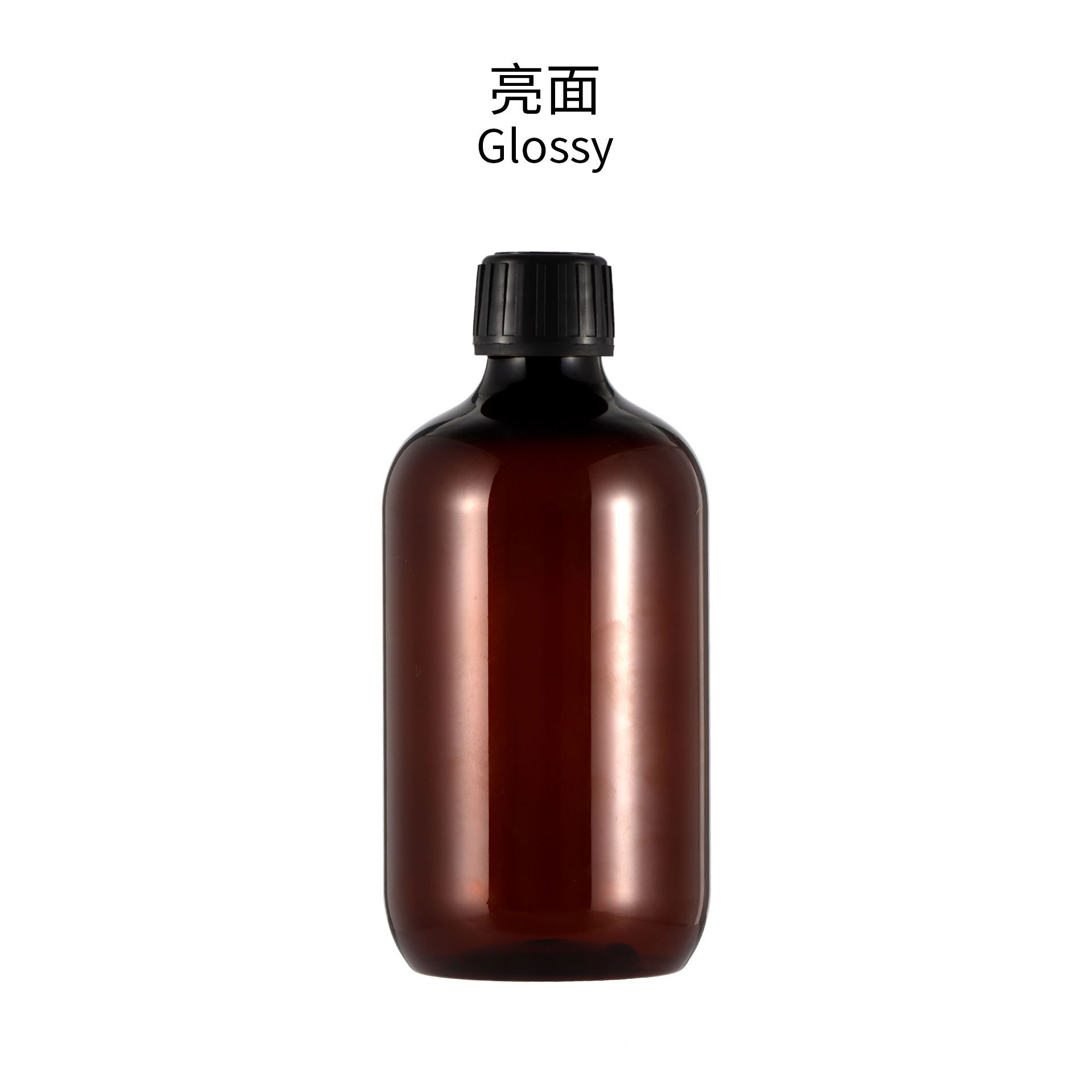 ขวดชาสีสดใสพร้อมฝาปิดสีดำแบบ Pure Dew