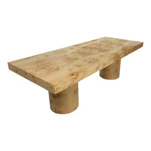 Mesa de Comedor de Madera de Diseño Moderno y Sencillo, Chapa de Madera, Muebles Nuevos y Elegantes para Eventos, para Comedor de Hotel, Muebles para el Hogar - Product Image 2