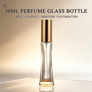 Flacone di Profumo in Vetro Trasparente HUAYI, Design Classico con Fondo Quadrato, 30 <span class=keywords><strong>ml</strong></span> / <span class=keywords><strong>50</strong></span> <span class=keywords><strong>ml</strong></span> - MOQ 10000 Pezzi - Product Image 1