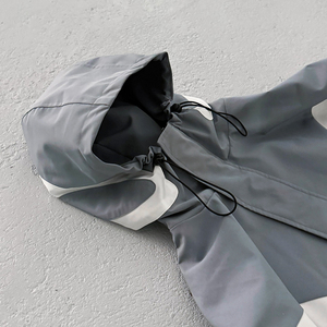 Design Custom Fashion Blank <strong>Pullover</strong> Waterproof Windproof Nylon Zip Up <strong>Jackets</strong> Polyester Outdoor Nylon Windbreaker <strong>Jackets</strong> <strong>Men</strong> - Product Image 2