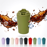 Tasse à café isotherme en acier inoxydable 304 de qualité supérieure, 360 ml, sans BPA, anti-fuite avec couvercle hermétique
