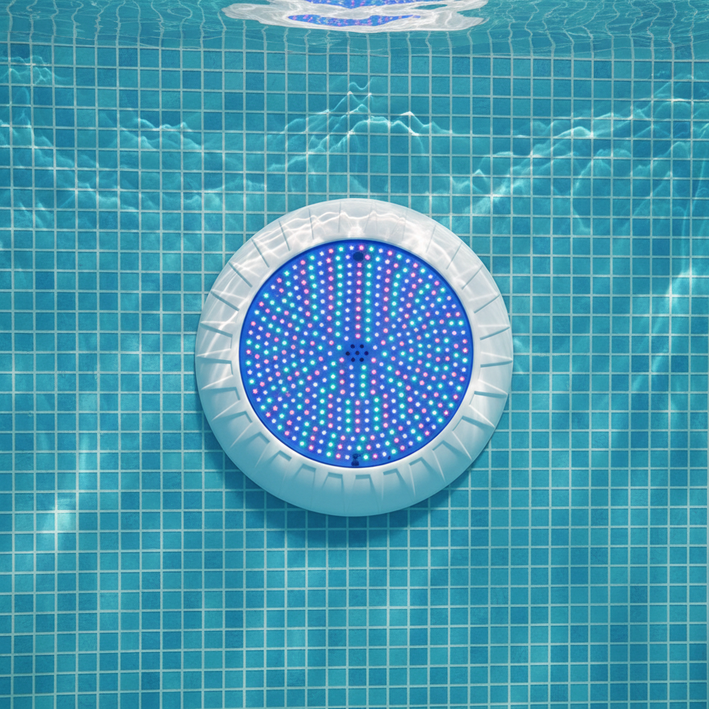 SL 220MM ABS LED Pool Lights IP68 Waterproof Daylight (5000K) AC 12V CRI 80 for Hotel Use
