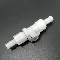 Raccord rapide en plastique à grand orifice mâle-femelle avec valve 1/4" 5/16" 3/8" Connecteur rapide DGOzone