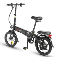 Scooter électrique A1F Citycoco 36v 250w, mini vélo électrique pour adultes à moteur central, vélo de ville de 16 pouces, moteur de vélo électrique