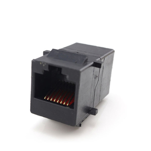 Rj45 90 độ Coupler <span class=keywords><strong>Ethernet</strong></span> Cáp Extender <span class=keywords><strong>Adapter</strong></span> cắm mô-đun không được che chở CAT6 nối Inline Coupler - Product Image 4