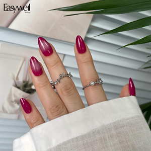 Easywell OEM/ODM 30 pièces <span class=keywords><strong>Faux</strong></span> Ongles à Presser Dégradés en Gros, Luxe, Mignons, <span class=keywords><strong>Pastel</strong></span>, Faits Main, avec Colle et Étiquette Personnalisée - Product Image 2