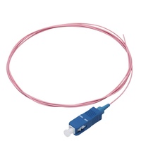 Conector de fibra óptica de modo único Simplex Sc/APC