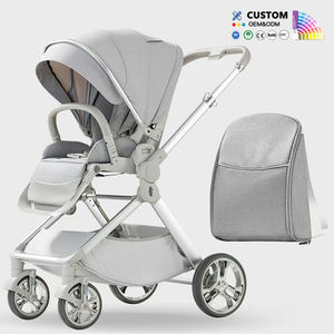 Cochecito de Bebé de Lujo de Aleación de Aluminio, Plegable, Bidireccional, con Gran Cesta de Almacenamiento, Cochecito para Bebé - Product Image 6