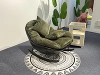 Fauteuil à bascule et de relaxation pour adulte, convertible en lit, pour salon et balcon, fauteuil nid d'abeille, fauteuil de loisirs une place