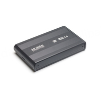 Carcasa Externa para Disco Duro Bajeal Modelo 002 de Alta Velocidad, 3.5 Pulgadas, USB 3.0, SATA, Aleación de Aluminio, Negro/Blanco, en Stock