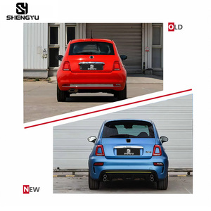 Kit de Carrocería Shengyu PP para FIAT 500 2007-2025, Actualización a <span class=keywords><strong>Abarth</strong></span> |   Instalación Fácil | |   Ajuste Perfecto |   OEM - Product Image 4