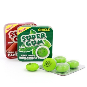 Chine Vente en gros Gomme à mâcher personnalisée colorée à saveur fruitée Confiture de fruits sucrés Bubble Gum en vrac Boîtes Sacs Bouteilles - Product Image 2