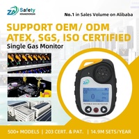 Détecteur de gaz pour espaces confinés, compteur d'oxygène, détecteur de gaz portable