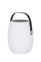 Lampe enceinte Bluetooth rotomoulée personnalisée OEM avec sangle noire