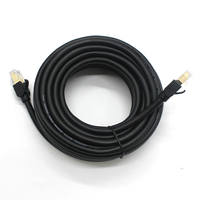 Cable de Red Ethernet RJ45 Cat8 de 40gbps y 2000MHz para Computadora e Internet, 3 Metros