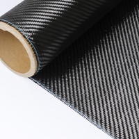 Tissu en fibre de carbone de qualité supérieure, double face, léger, 3K, 240 g/m², tissage sergé uni, pour les pièces aérospatiales, marines, UAV et drones
