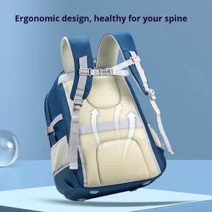Nouveau Sac à Dos Scolaire Imperméable pour Collégiens et Lycéens, Grande Capacité, Réduction de Poids, Protection de la Colonne Vertébrale, pour Garçons et Filles, Classes 4-9 - Product Image 3