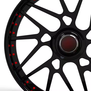 Cerchi Forgiati di Lusso RSCR in 2 Pezzi da 18 19 20 <span class=keywords><strong>21</strong></span> 22 23 24 26 28 Pollici a Canale Rovesciato Nero Lucido, Cerchi in Lega Personalizzati all'Ingrosso - Product Image 5