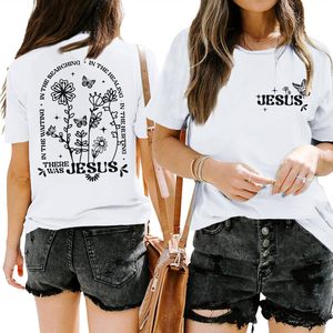 FOXA Christian Jesus Shirt Women 100% Cotton Regular Fit Breathable Religious Faith Graphic <b>Tee</b> Boho Style T-Shirt - Product Image 1
