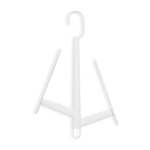 Multifunctional X Shape Shoe Drying Rack Hook Type White For Clothes And Shoes Balcony Use - Product Image 5