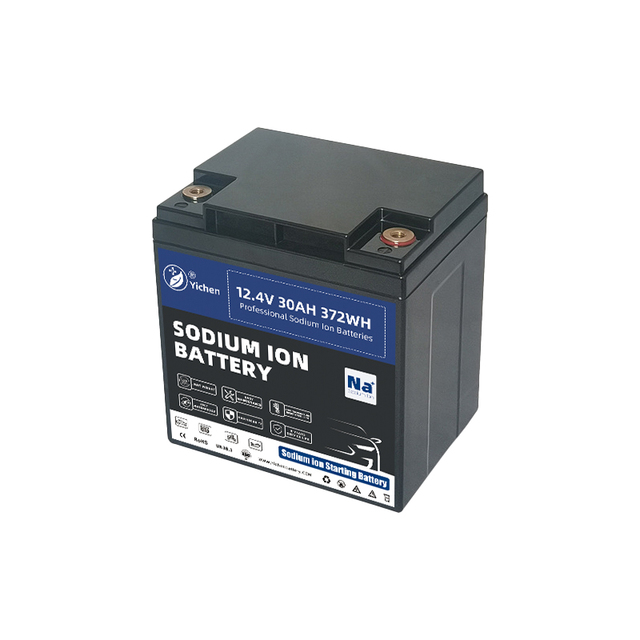 Na Ion 12.4V 30Ah Replacing SLA H4 LFP Sodium Ion Starting Battery CCA 800 3000-Cycle for Motorcycle Outboard Engines Motorboat