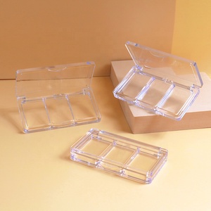 Imagic — palette de fard à paupières transparente avec miroir, carrée, 3 cellules, 6 nuances, étui compact, produit de luxe, <span class=keywords><strong>2022</strong></span> - Product Image 1