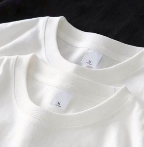 High Quality 100% Cotton 180gsm Fabric Luxury Blank Heavyweight Unisex Solid Eco-Friendly Custom Print Men's T-<b>Shirt</b> - Product Image 5