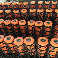 Palans à chaîne manuels circulaires en acier légers et durables, utilisés pour la construction, outils de levage de type levier, système de poulie à chaîne