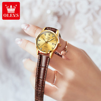 OLEVS 6896 Montre Homme de Luxe Étanche, Ensemble Original de Montres de Couple de Marque