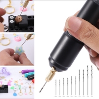 Perceuse à perles Crystal Drip Glue, mini perceuse à main électrique, petite perceuse électrique USB 5V2A