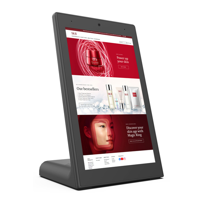 15.6 Inch Android 15 Desktop Kiosk Touch Screen 4+64Gb NFC Poe Tablet for Digital Menu Boards in Restaurant Coffee Shops