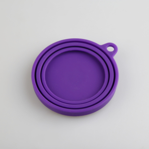 Couvercle de boîte pour animaux de compagnie en silicone solide arrondi, 3 tailles, réutilisable, sans BPA, matériau de qualité alimentaire pour les bols et les mangeoires pour animaux de compagnie - Product Image 4